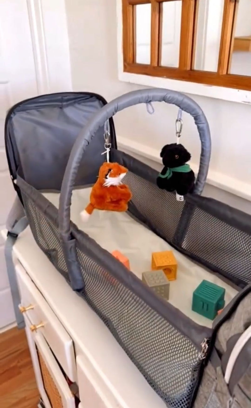All In One Baby Diaper Bed Bag